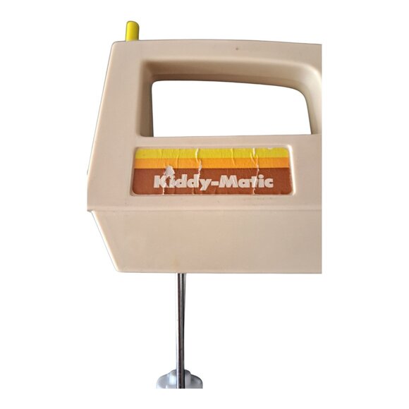 Vintage 80s Kiddy-Matic Toy Mixer Chilton Globe Retro Kitchen Pretend Play Video - Picture 6 of 9
